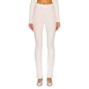 SIMON MILLER Saturn Pant in Macadamia Medium New Womens Ribbed Trousers